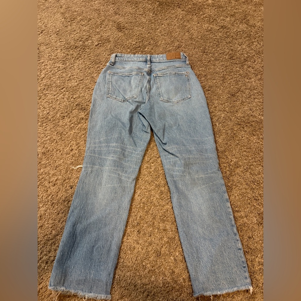 Women's Madewell The Curvy Perfect Vintage Jean Light Wash Size 28 - Picture 9 of 9